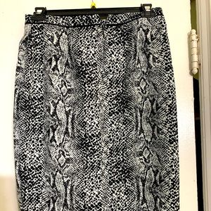 Sexy snake pencil skirt